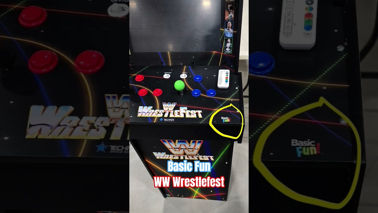 @BasicFunToys WWE Wrestlefest Arcade Classic Home Arcade coming fall 2025