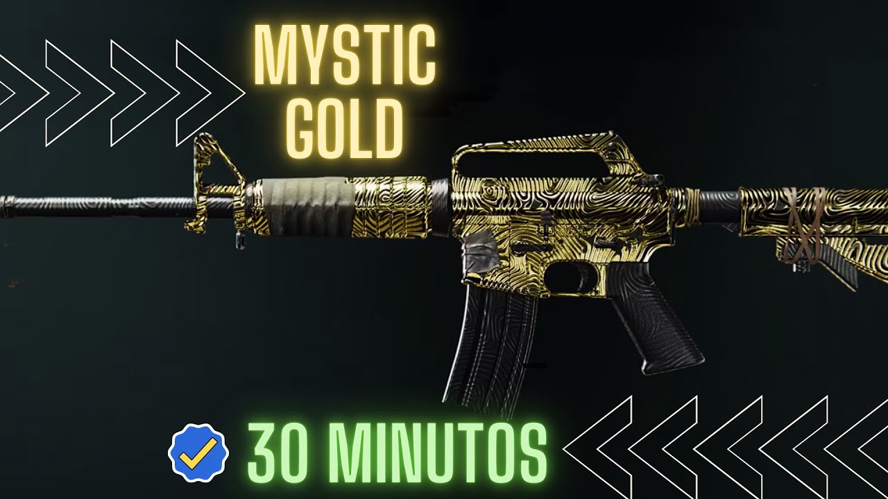 COMO PEGAR A CAMUFLAGEM MYSTIC GOLD EM 30 MINUTOS (Passo a Passo)