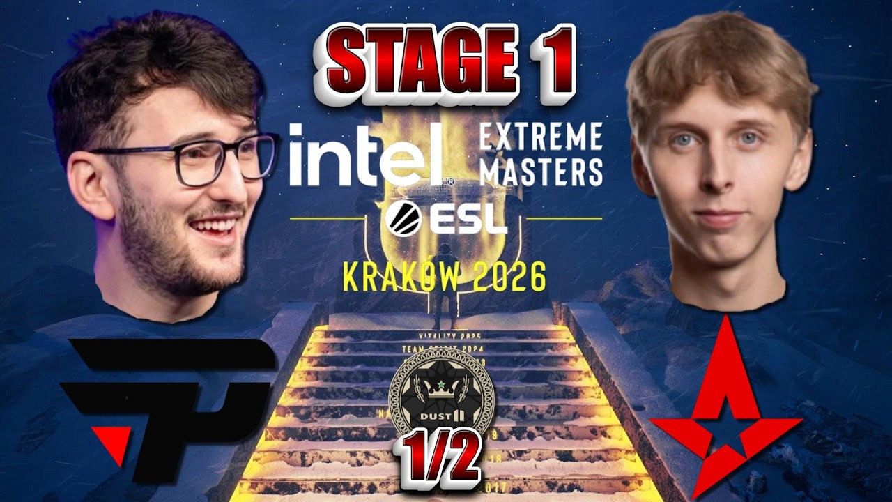 PaiN - Astralis | IEM Krak&oacute;w 2026 | 1/2 Dust2 | Stage 1 | Polski Komentarz