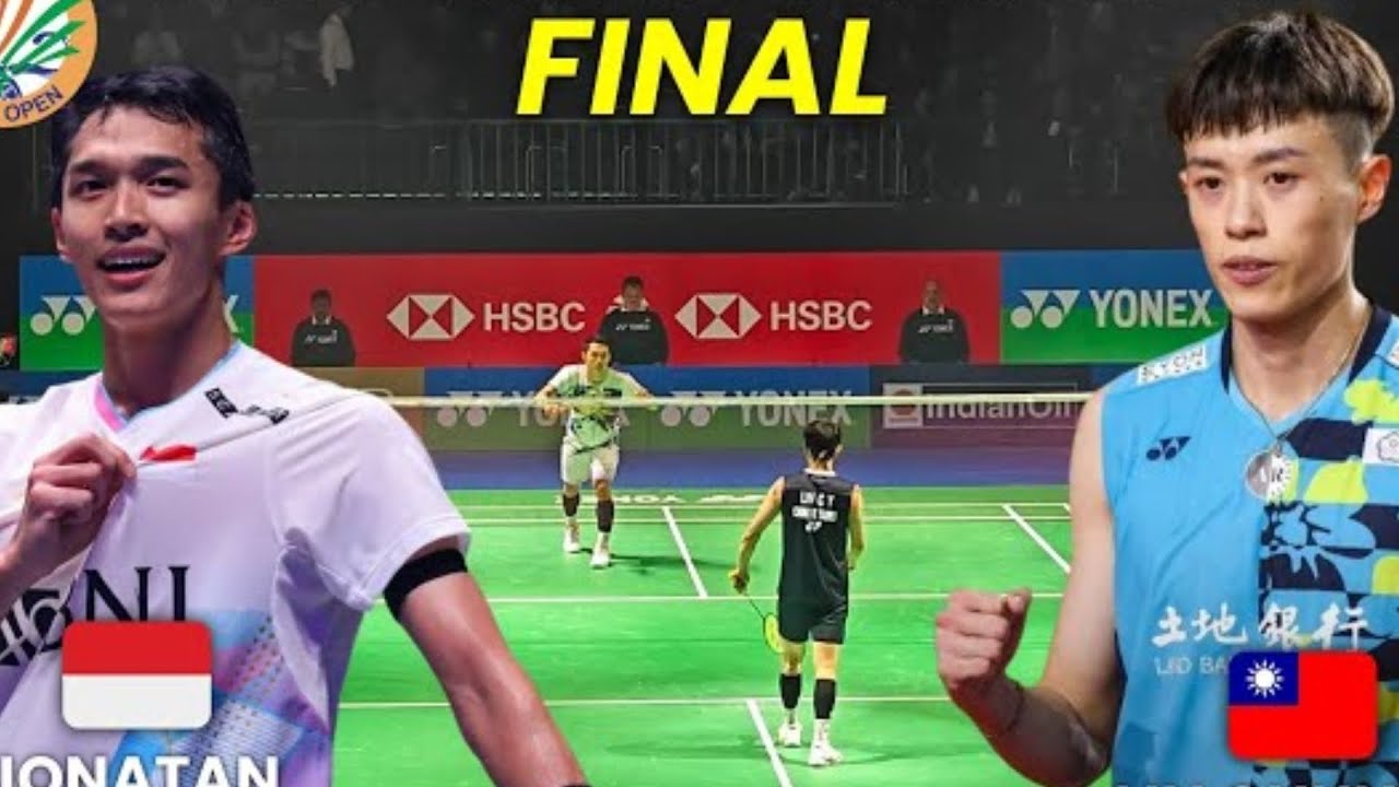 INTENSE MATCH!!! Jonatan Christie vs Lin Chun-Yi | India Open 2026 #Bwf #badminton  #rally 