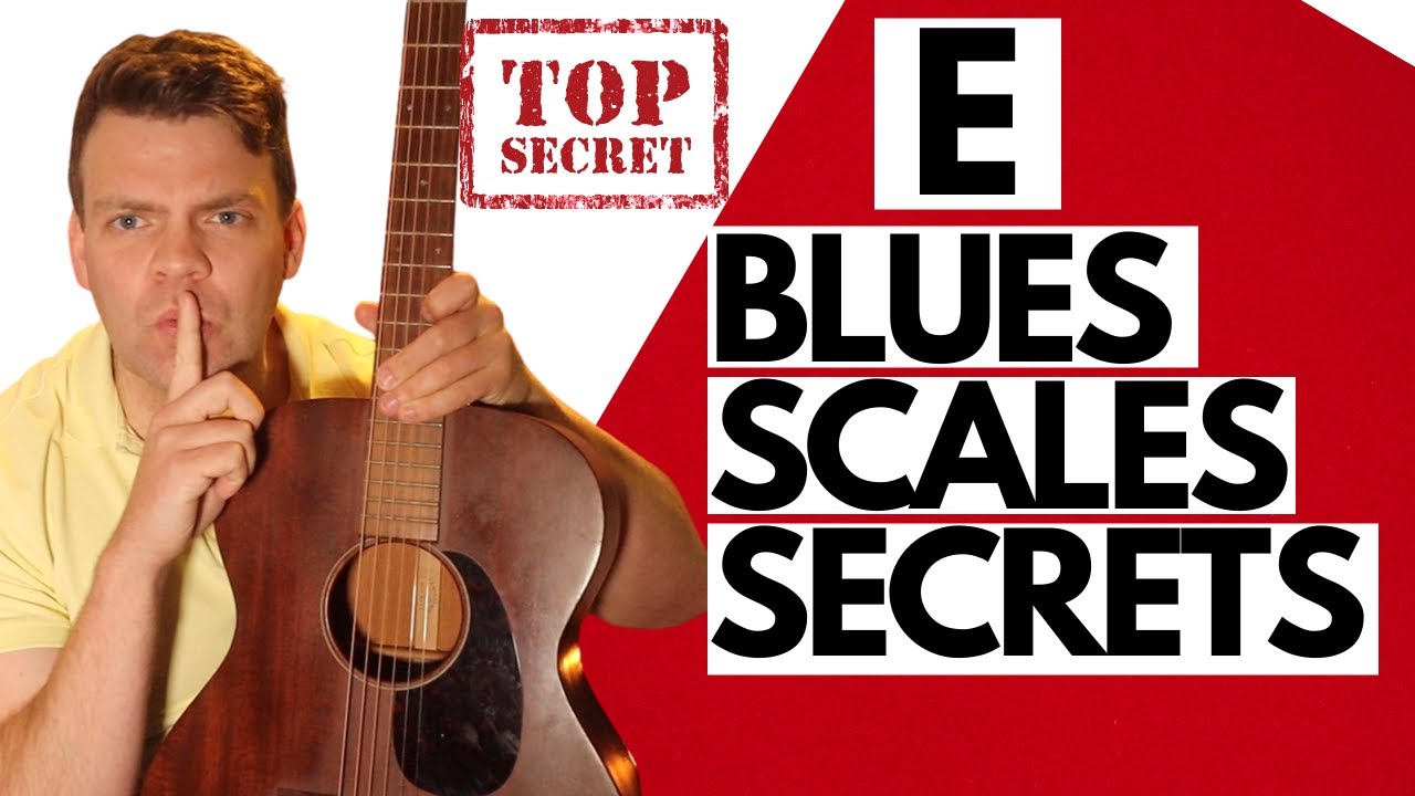 E Blues Scale Made Easy - MY SECRETS - Play ALL Over The Neck!