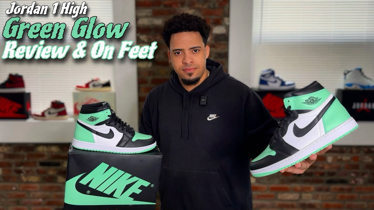 Jordan 1 High Green Glow - Review & On Feet