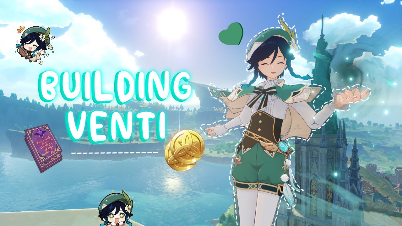 Building Venti! ˚୨୧⋆｡˚ ⋆ | cozy genshin gameplay