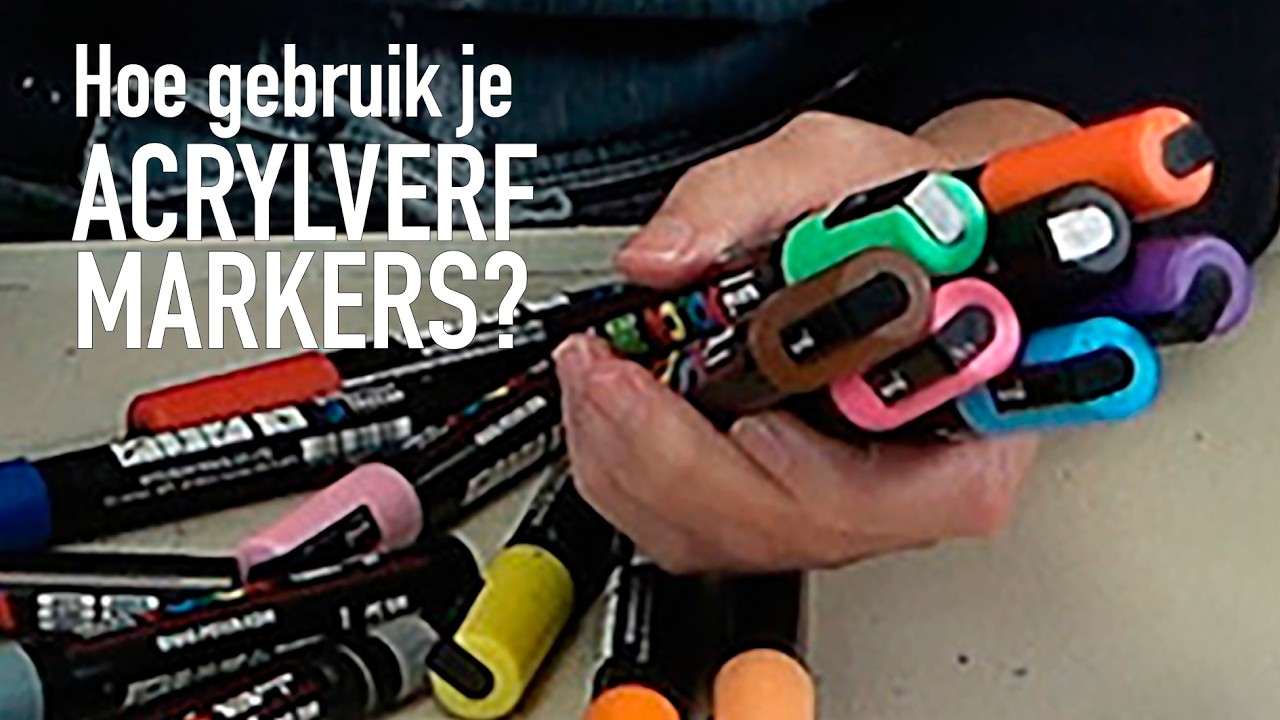 Hoe kun je acrylverf markers gebruiken?⎪Beika ART