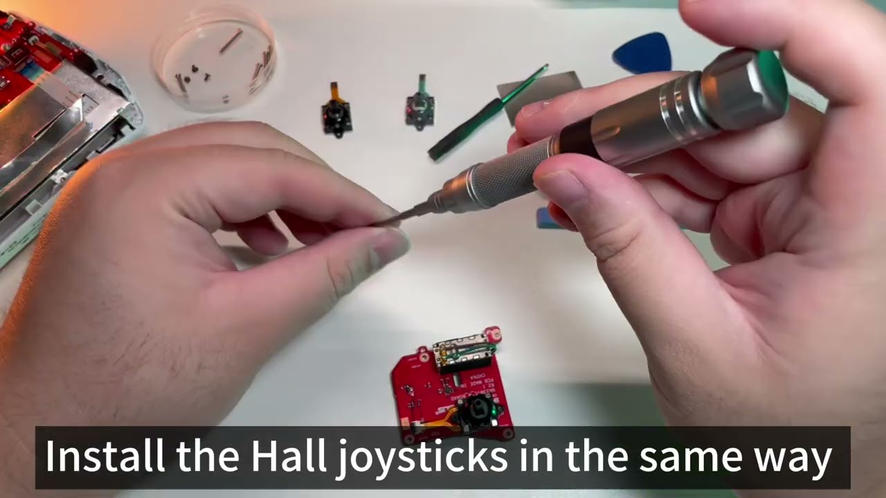 How to install Hall joysticks and resolve interference issues for ROG Ally?