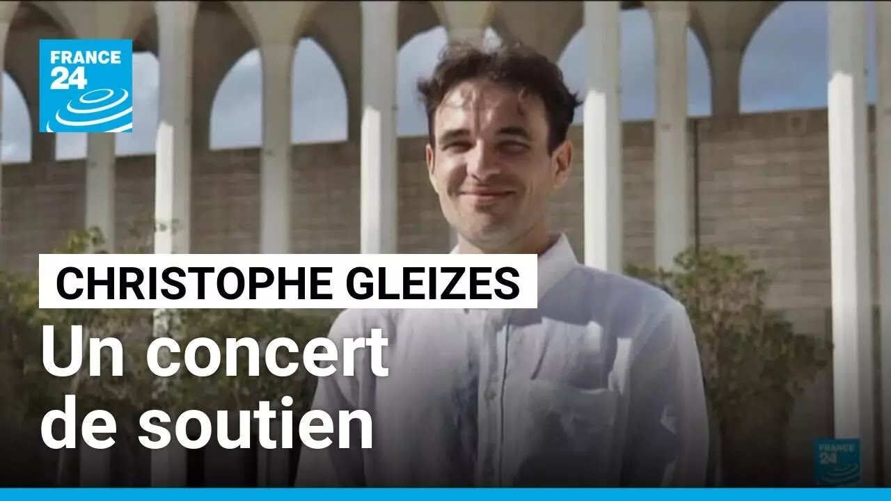 RSF : un concert de soutien à Christophe Gleizes au Bataclan • FRANCE 24