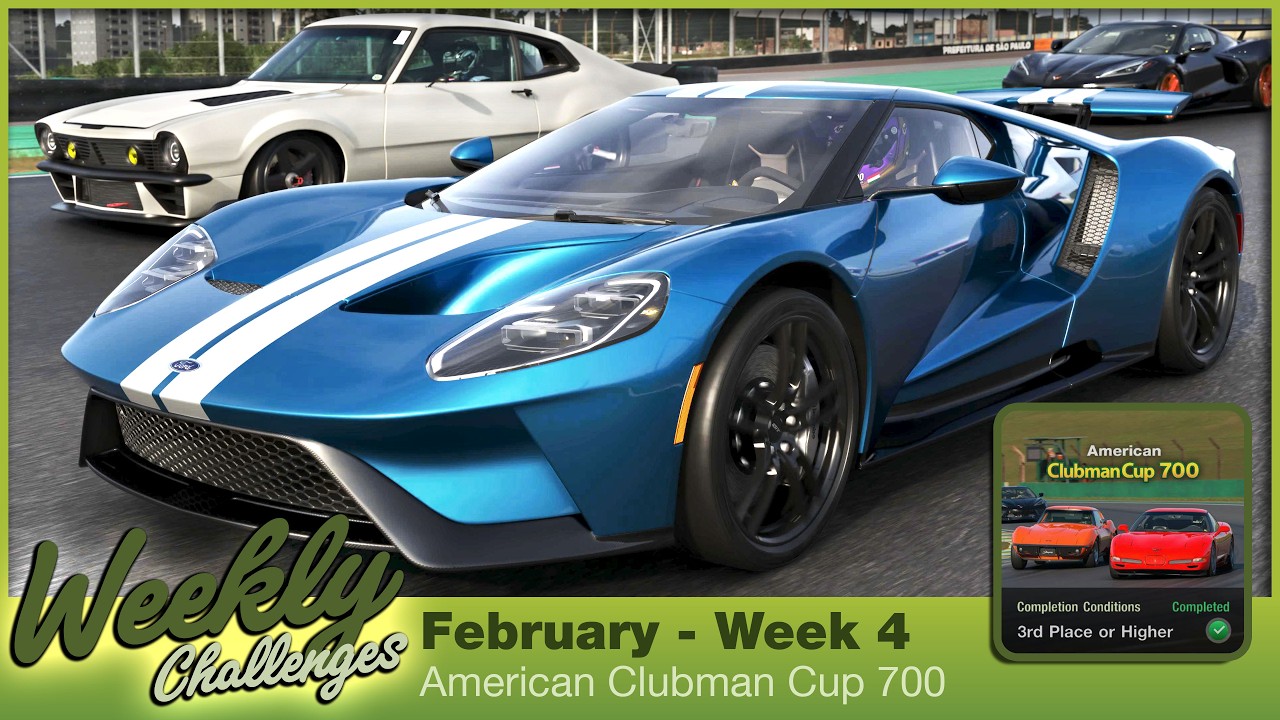 American Clubman Cup 700 I Weekly Challenges I February - Week 4 I Gran Turismo 7