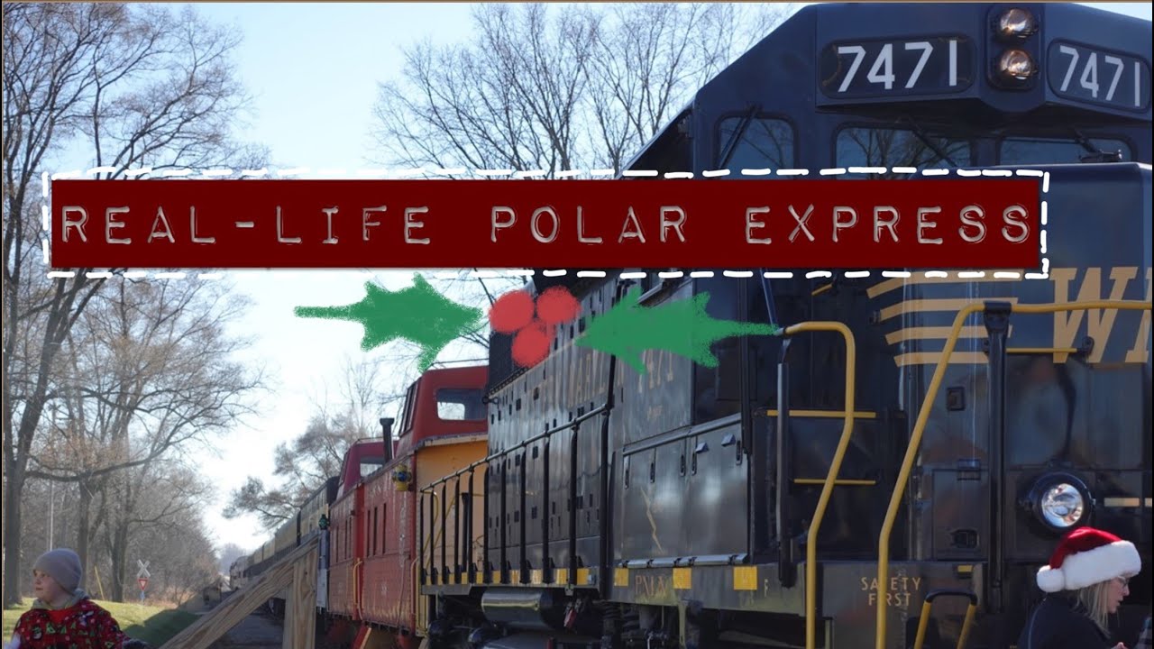 All aboard the North Pole Express! 🚆 Steam Railroading Institute, Owosso, MI