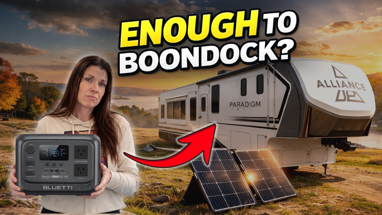 Can a Portable Power Station Run a 40ft Fifth Wheel? Real Boondocking Test