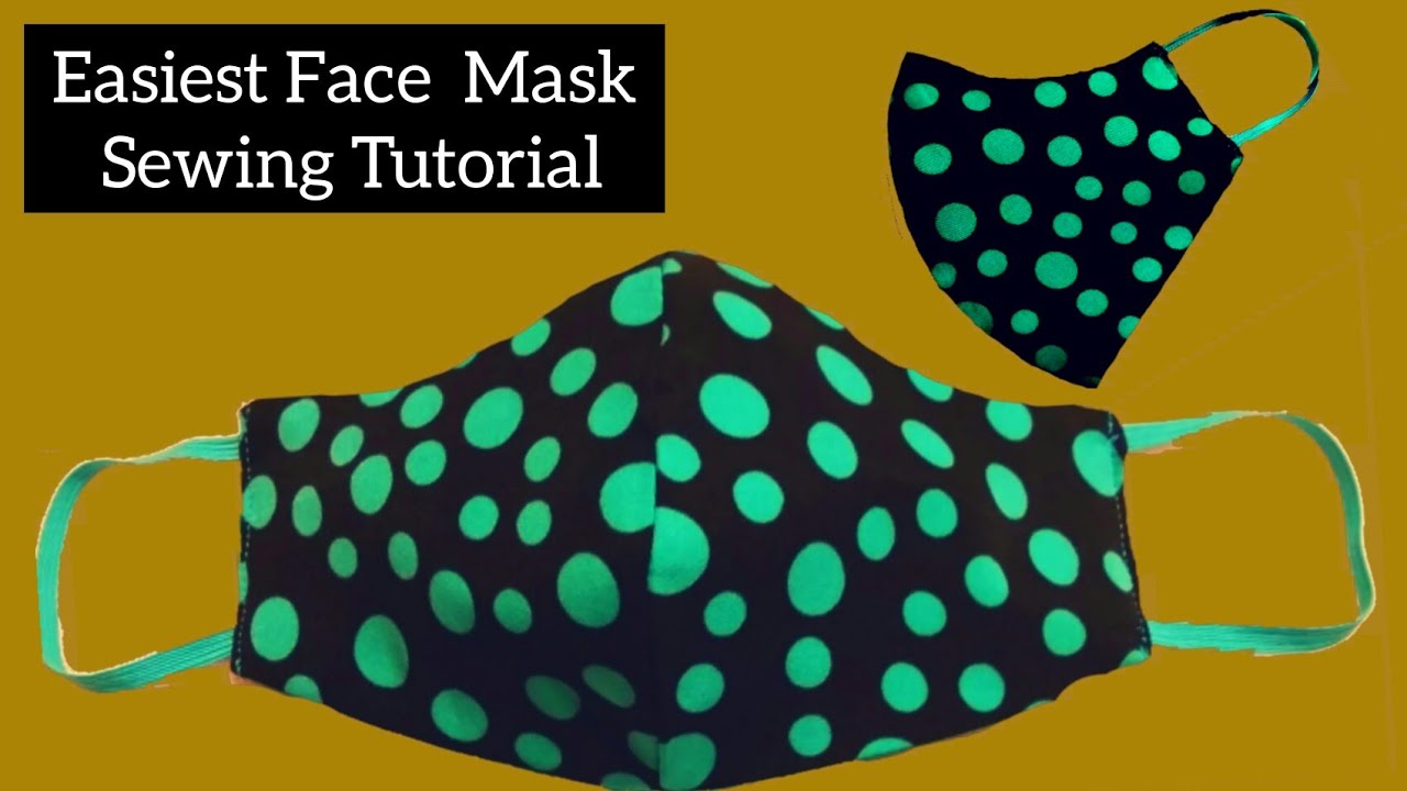 😷Very Easy New Design Pattern Mask😷 Breathable Face Mask Sewing Tutorial | DIY Cloth Face Mask