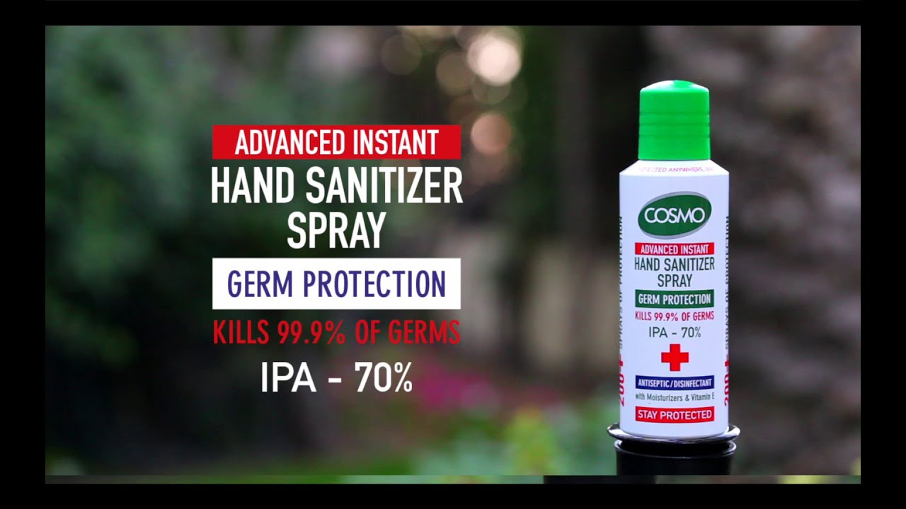Cosmo - Instant Hand Sanitizer Spray