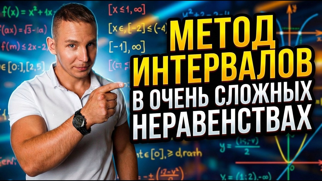 Обобщенный метод интервалов в ЕГЭ 2026