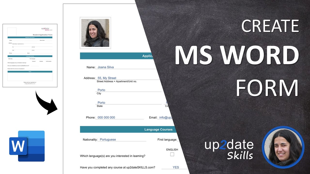 How to Create a Form in Microsoft Word | MS Office Training