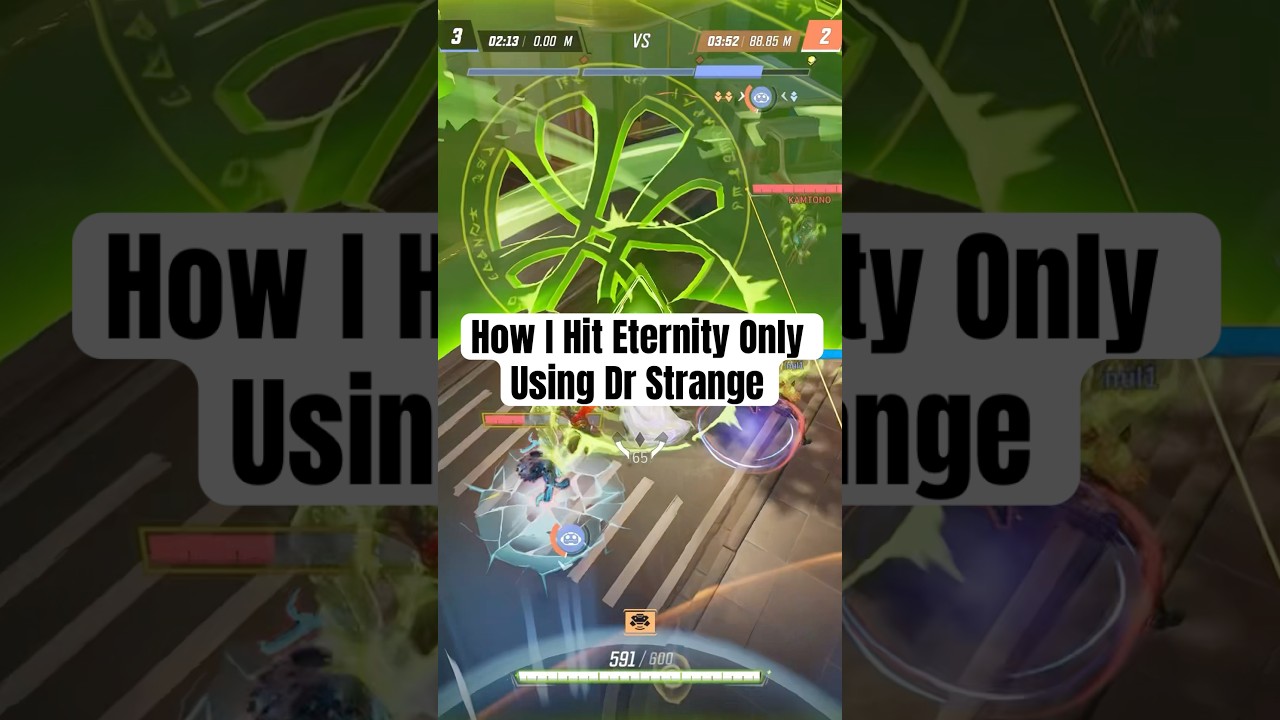 How I Hit Eternity Only Using Dr Strange - Marvel Rivals #marvelrivals #eternity #drstrange