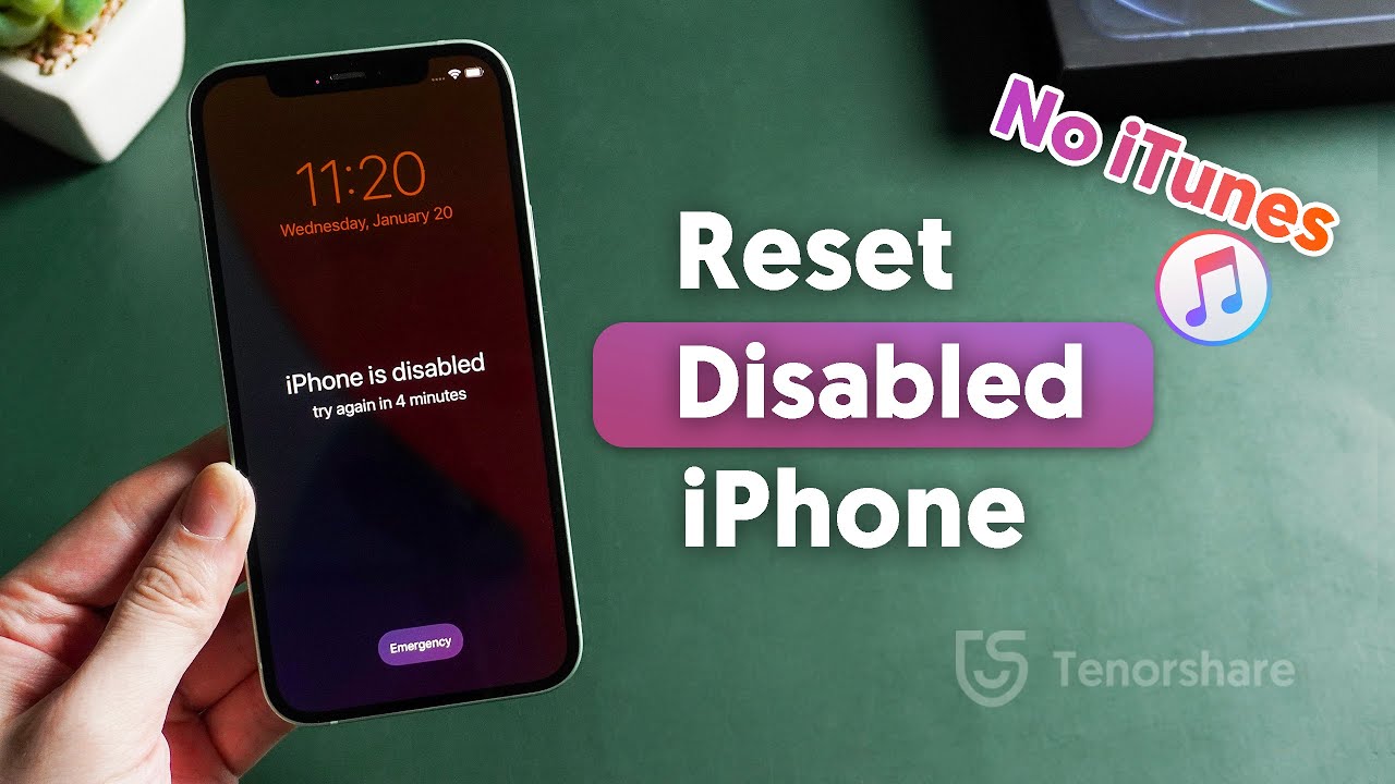 How to Reset Disabled iPhone without iTunes (2 Ways)