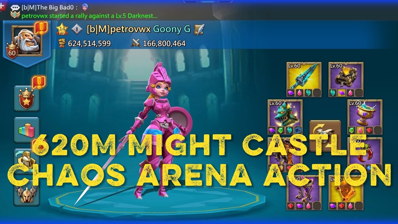 620M MIGHT CASTLE CHAOS ARENA ACTION