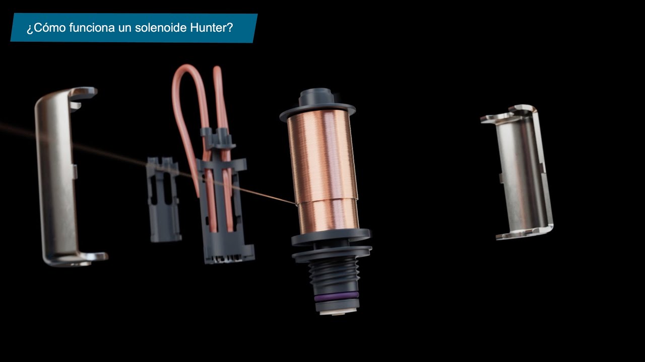 ¿Cómo funciona un solenoide Hunter?