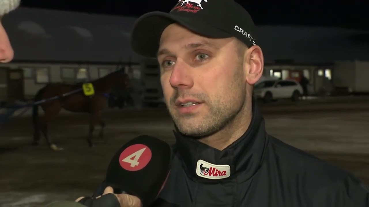Införintervju med Dwight Pieters V85 Kalmar 2026-01-24