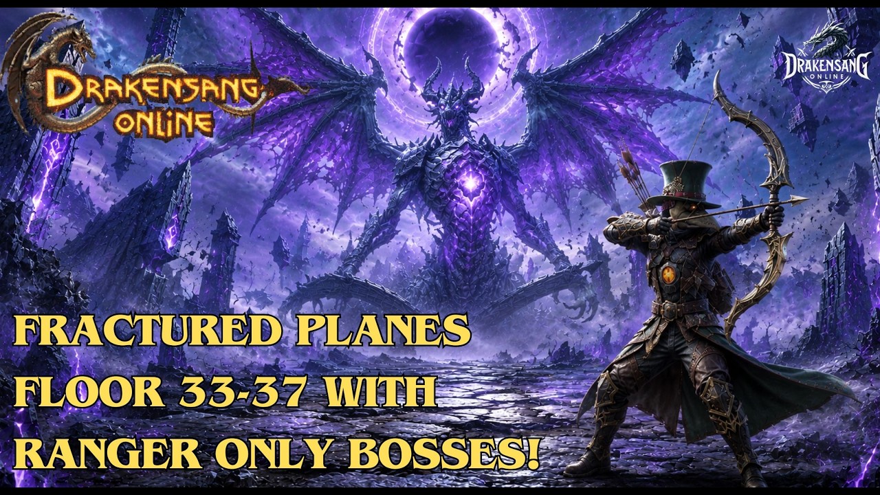 Drakensang Online - Fractured Planes Floor 33-37 with Ranger Only Bosses! DSO