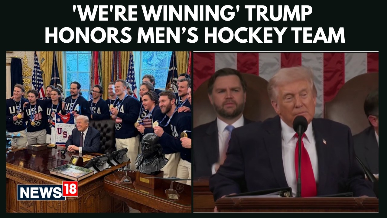 We’re Winning!: Trump Applauds Men’s Hockey Achievements At The State Of The Union Address | News18