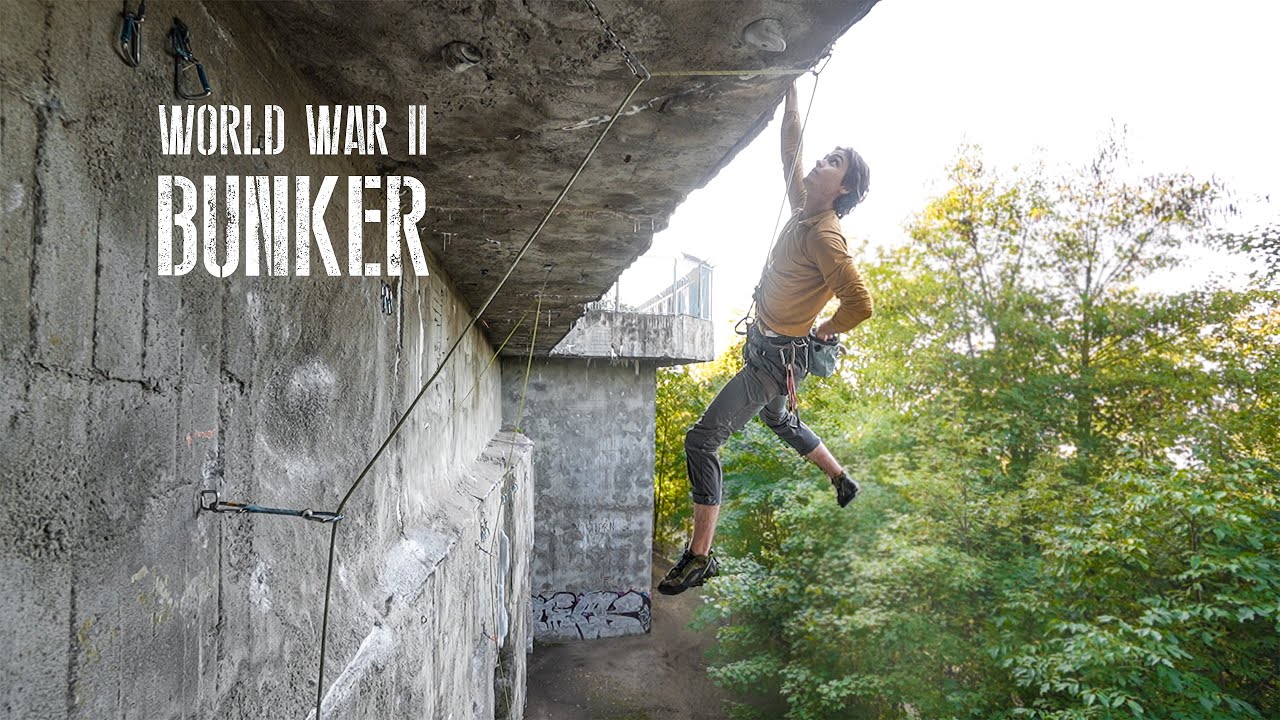Urban Climbing on a World War 2 Bunker