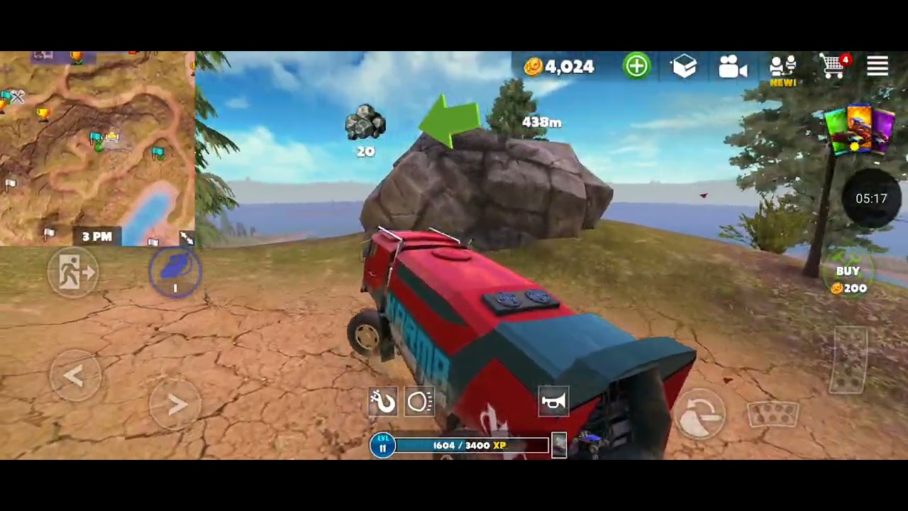 Aventando carros des de la montaña ⛰️ 