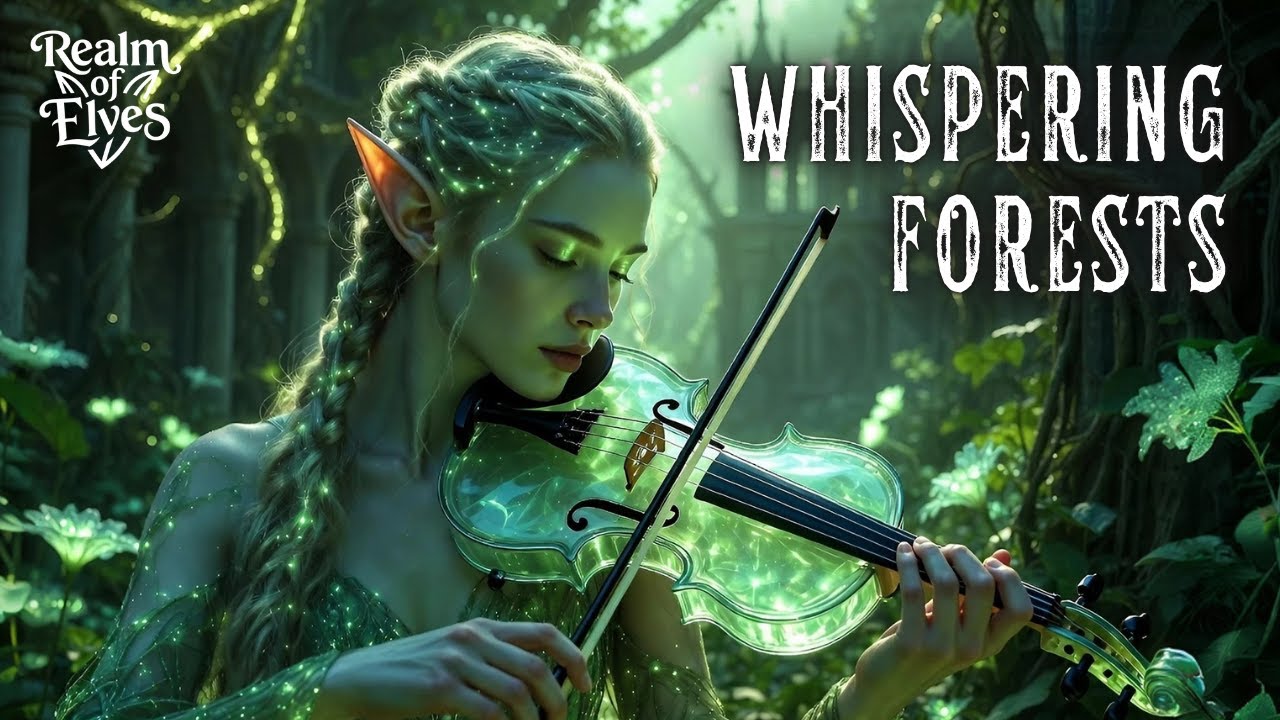 Whispering Forests | 1 Hour Elven Ambience Instrumental Music for Relaxing, Reading and Meditation