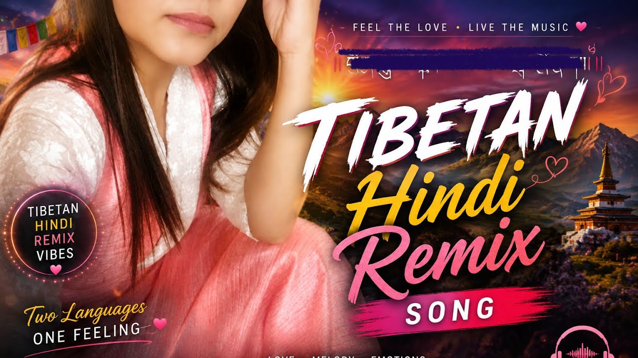 Tibetan-Hindi Remix 2023 || Tibetan new song#tibetan song mashup