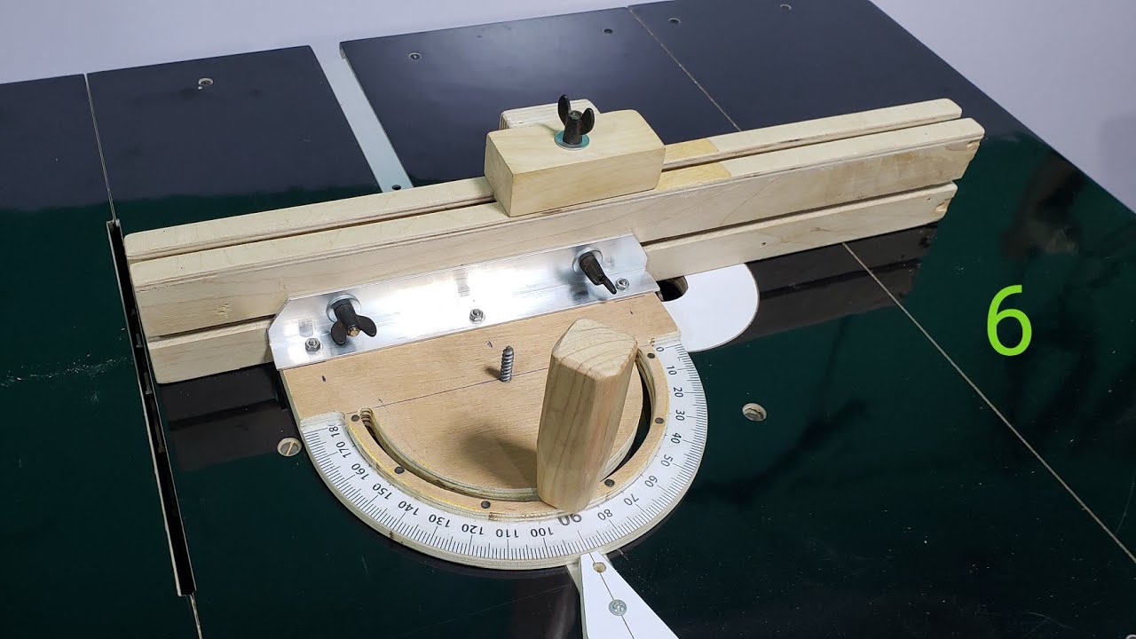 Make an Accurate Miter Gauge fence / Make 3 Machines in 1 table part 6 miter gouge