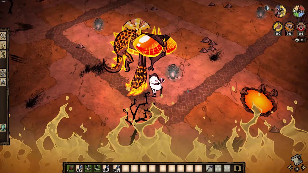 Solo (Dragonfly + Enraged Dragonfly) no armor/ walls/ pan flute.