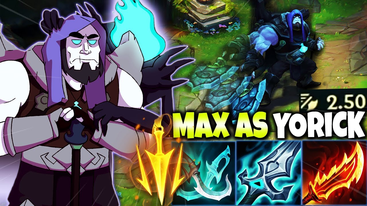 Yorick with this Max Attack Speed Season 14 Build DELETING YOU (AND BARON SOLO) WITHIN SECONDS 🔥
