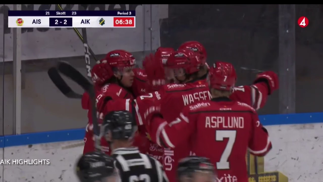 Almtuna - AIK | Hockeyallsvenskan 2023/24 omgång 23