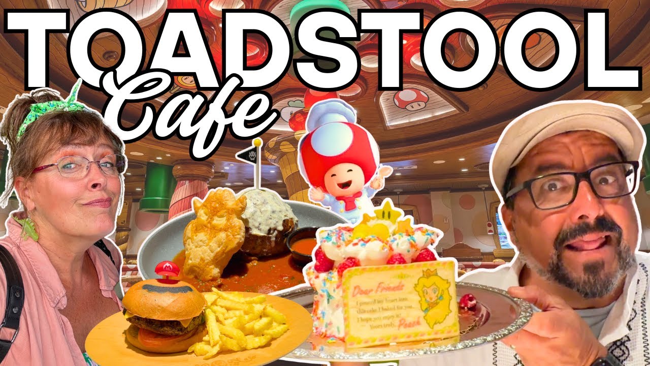 Toadstool Café Food Review 🍔🍰 Is It the Best in Epic Universe?