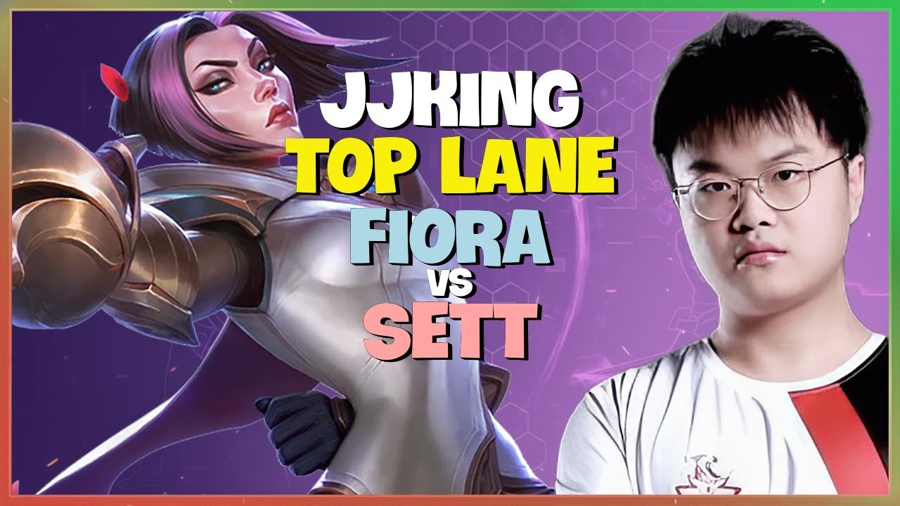 JJking Rank 1 Challenger Fiora Mastery and Flawless Laning Execution Engsub
