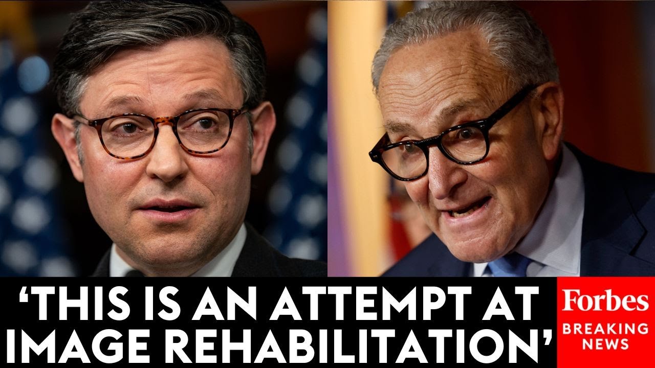 JUST IN: Speaker Johnson Unleashes On Chuck Schumer As Government Shutdown Enters Day 14