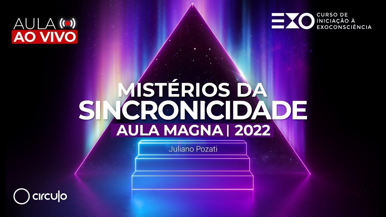 Aula Ao Vivo | Mistérios da Sincronicidade e Exoconsciência | Juliano Pozati