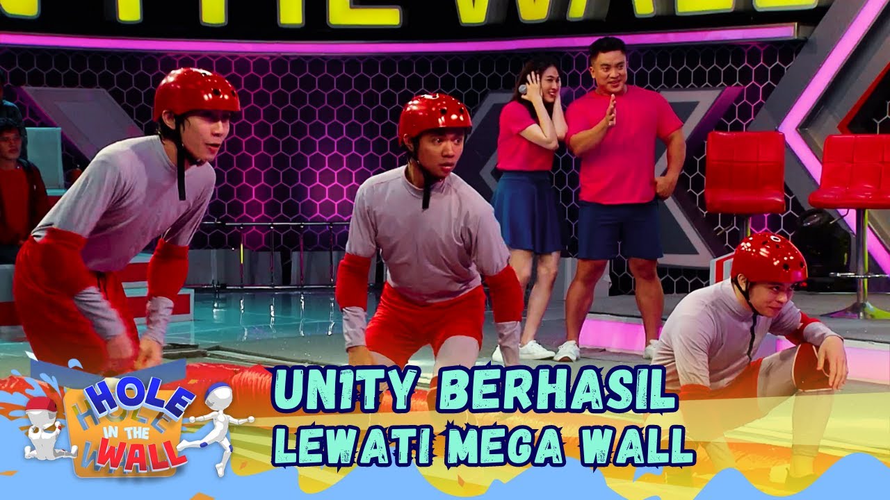 GOKILS! Fenly, Shandy & Gilang "Un1ty" Berhasil Melewati Mega Wall - Hole In The Wall 2023