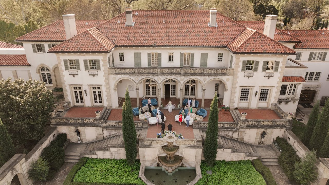 Italian Garden Wedding at The Philbrook Museum in Tulsa OK