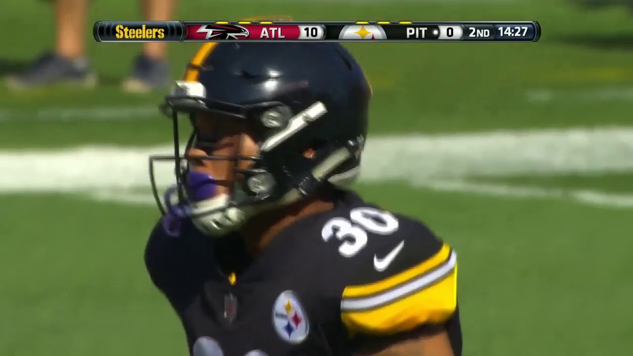James Conner makes first carry of NFL career!