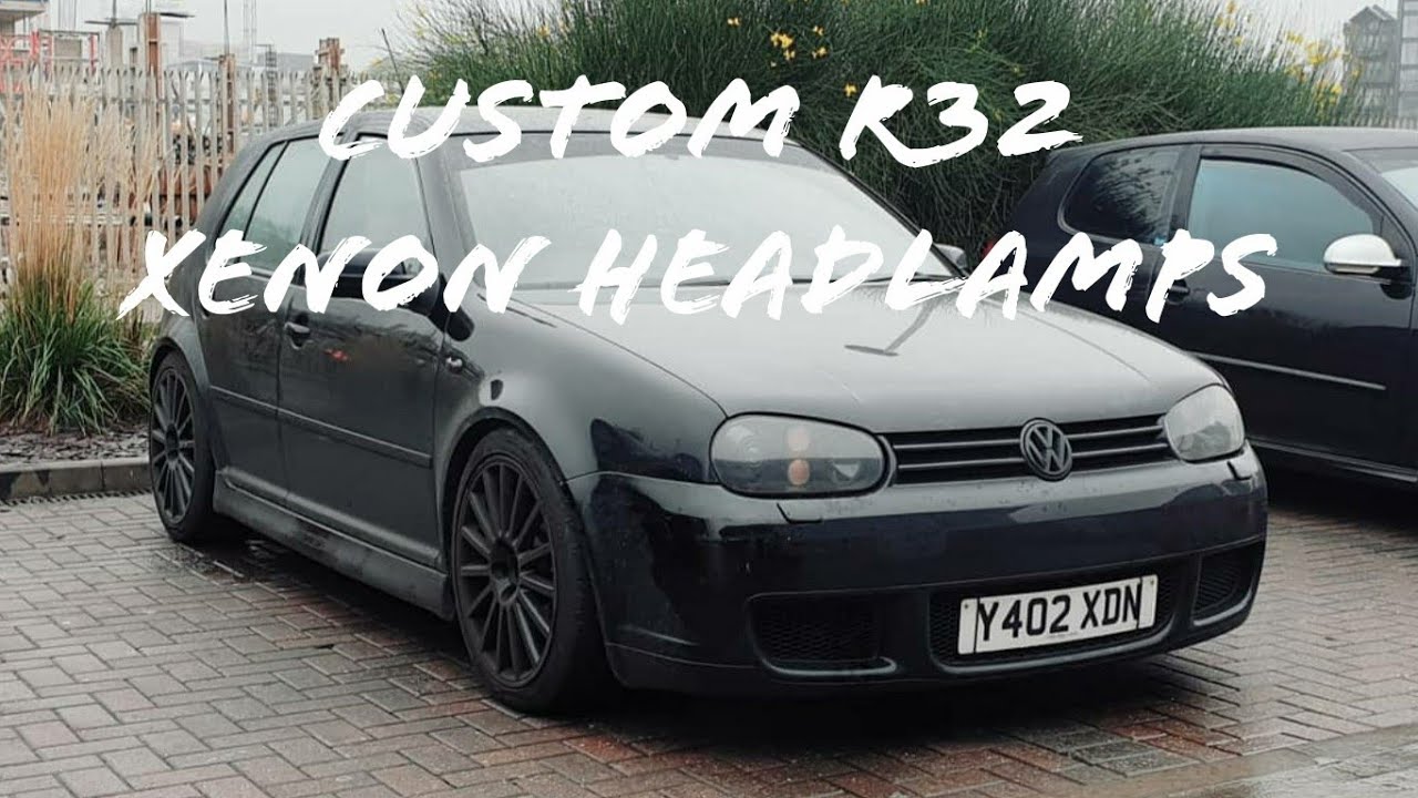 I retrofitted Genuine R32 Xenons to my MK4 Golf **MURDERED**