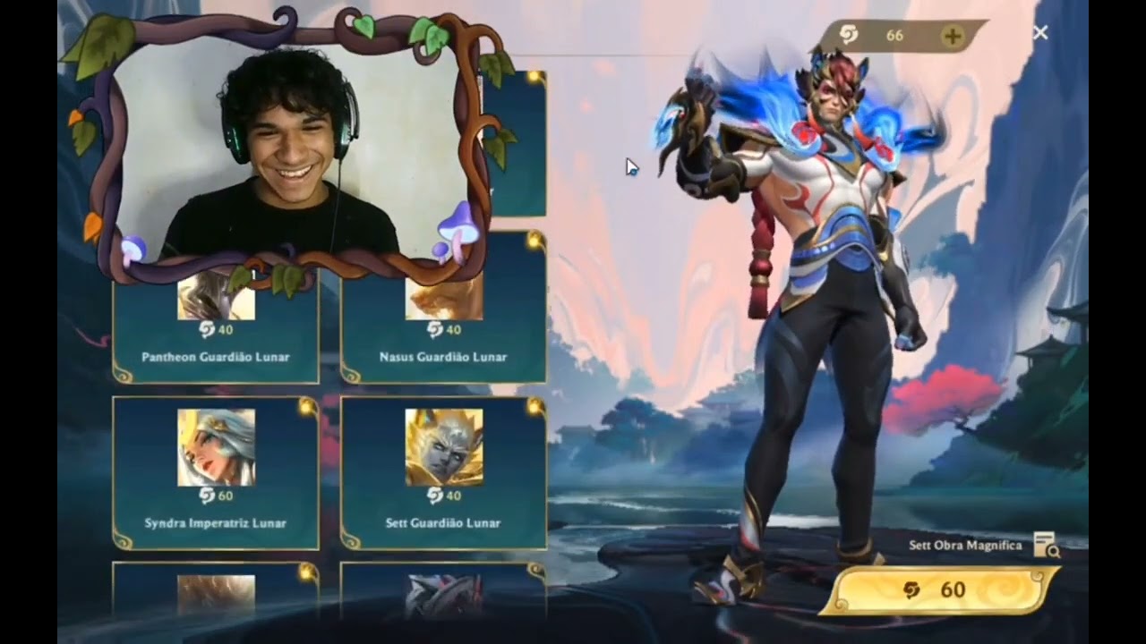 Girando no gacha baile lunar no wild rift!!!!