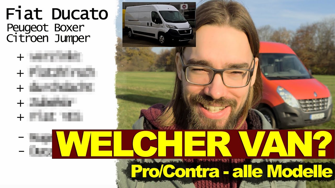 7000€? Sprinter vs Transit vs Ducato etc - Welches Fahrzeug Modell für Camper Van Ausbau