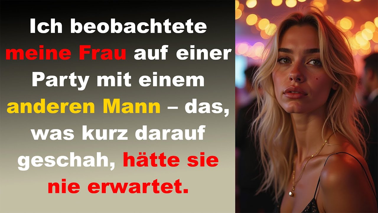 Meine Frau betrog mich auf einer Party – was sie am Montag traf, zerstörte alles