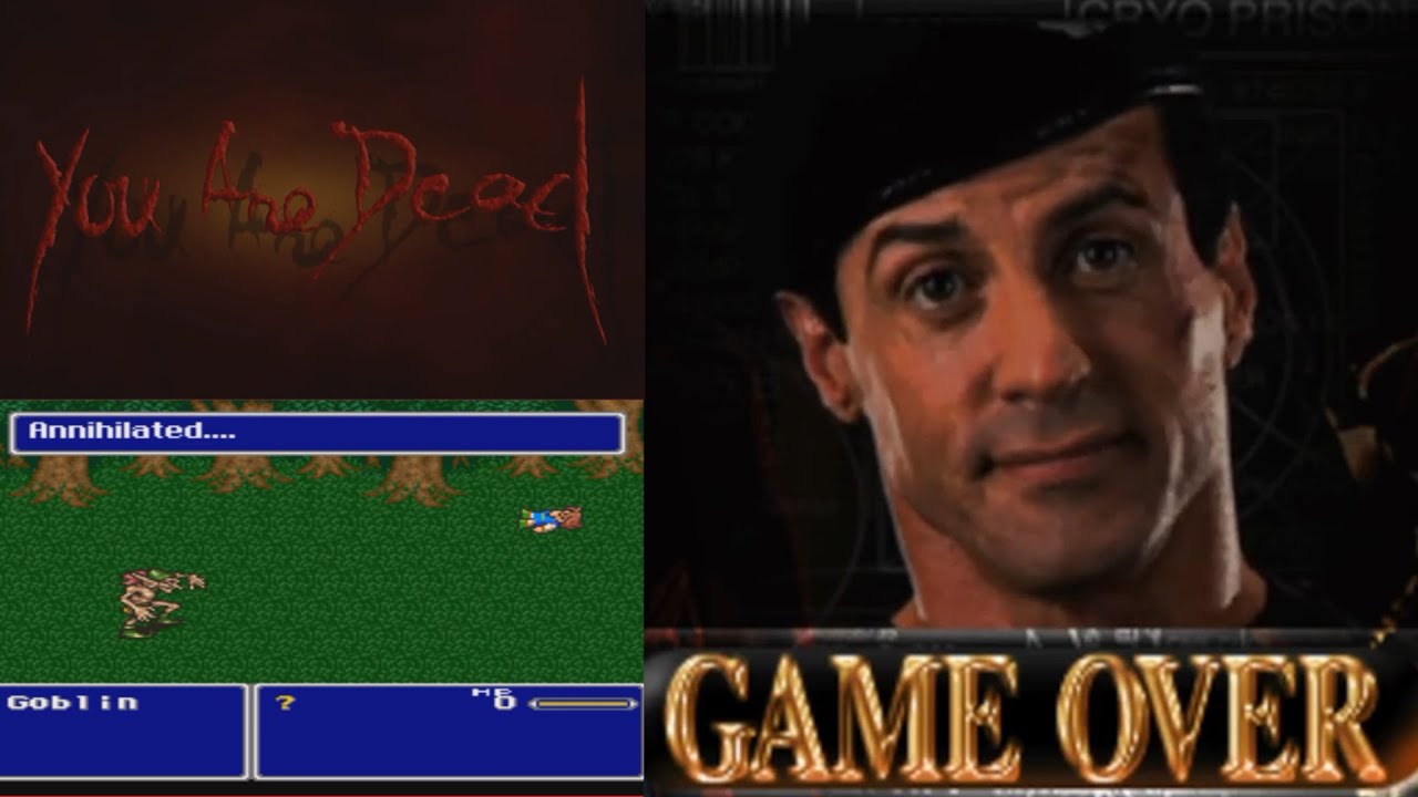 Game Overs in Games