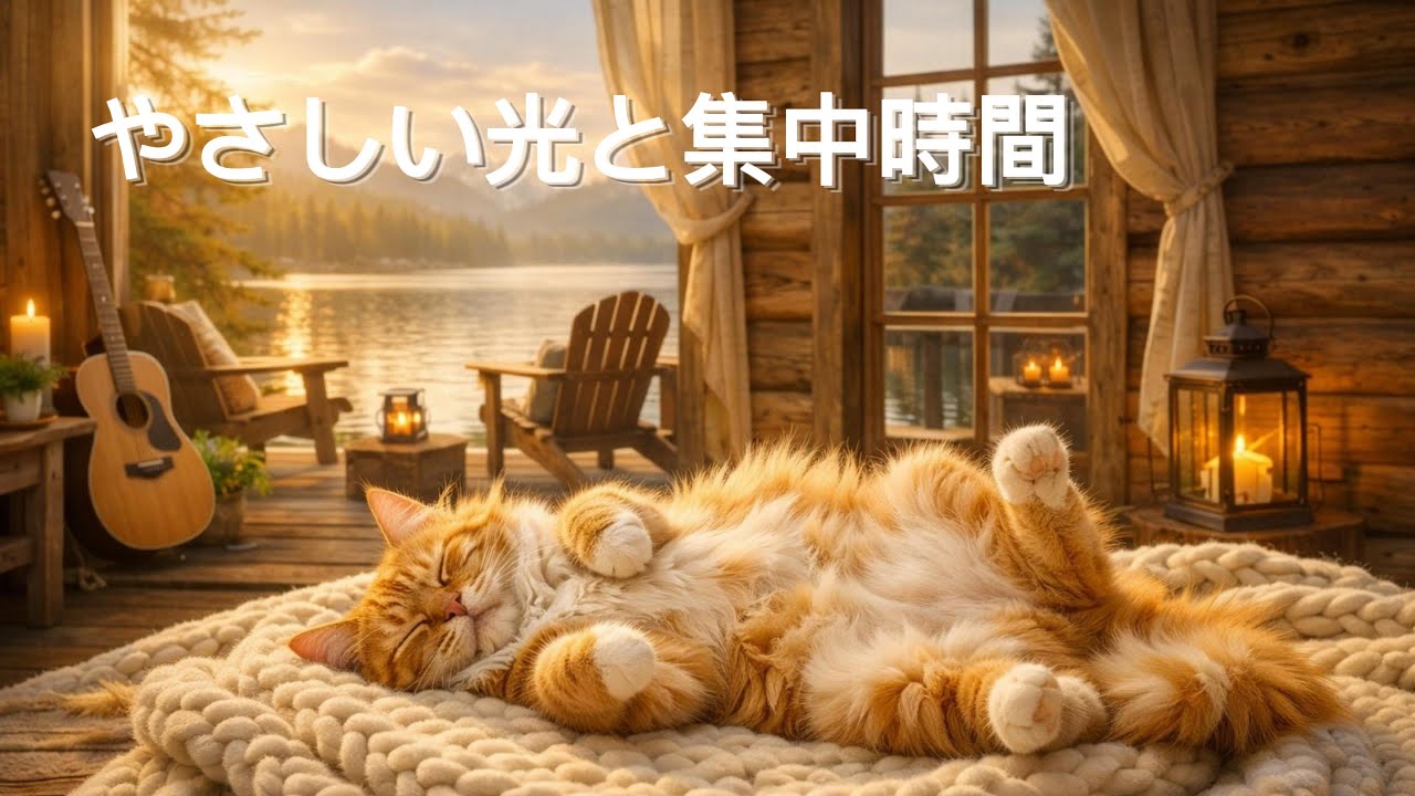 【作業用BGM】やさしい光と集中時間｜Deep Focus Mood ✨