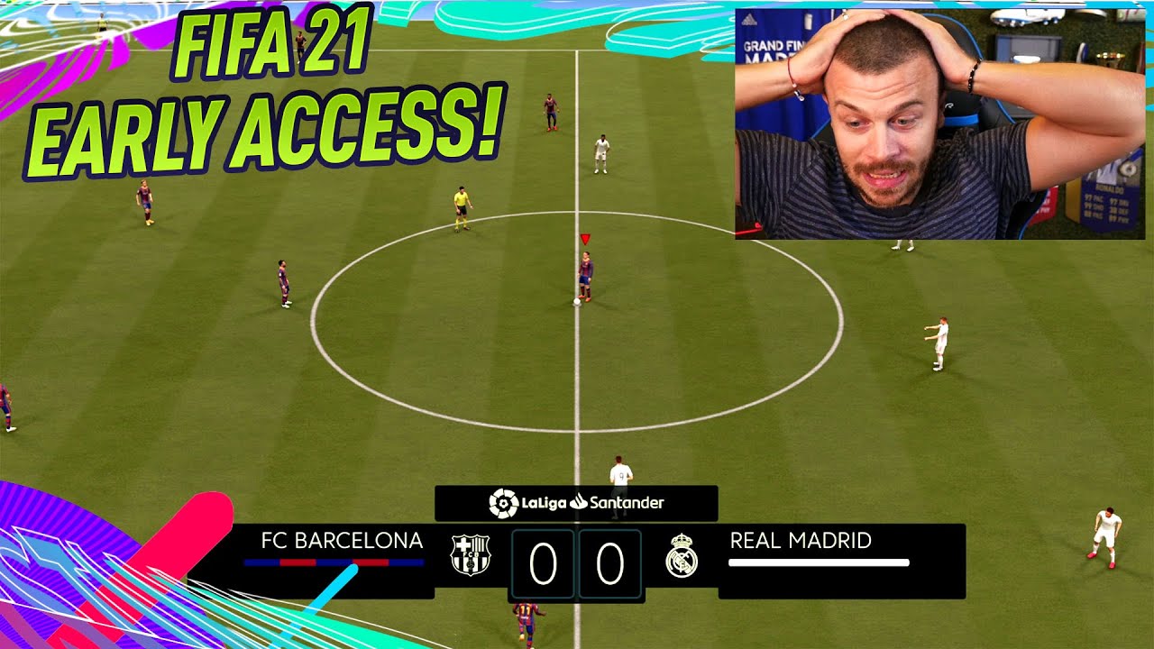 FIFA 21 EARLY ACCESS FULL VERSION! OFFICIAL GAMEPLAY REVIEW - BARCELONA vs REAL MADRID!