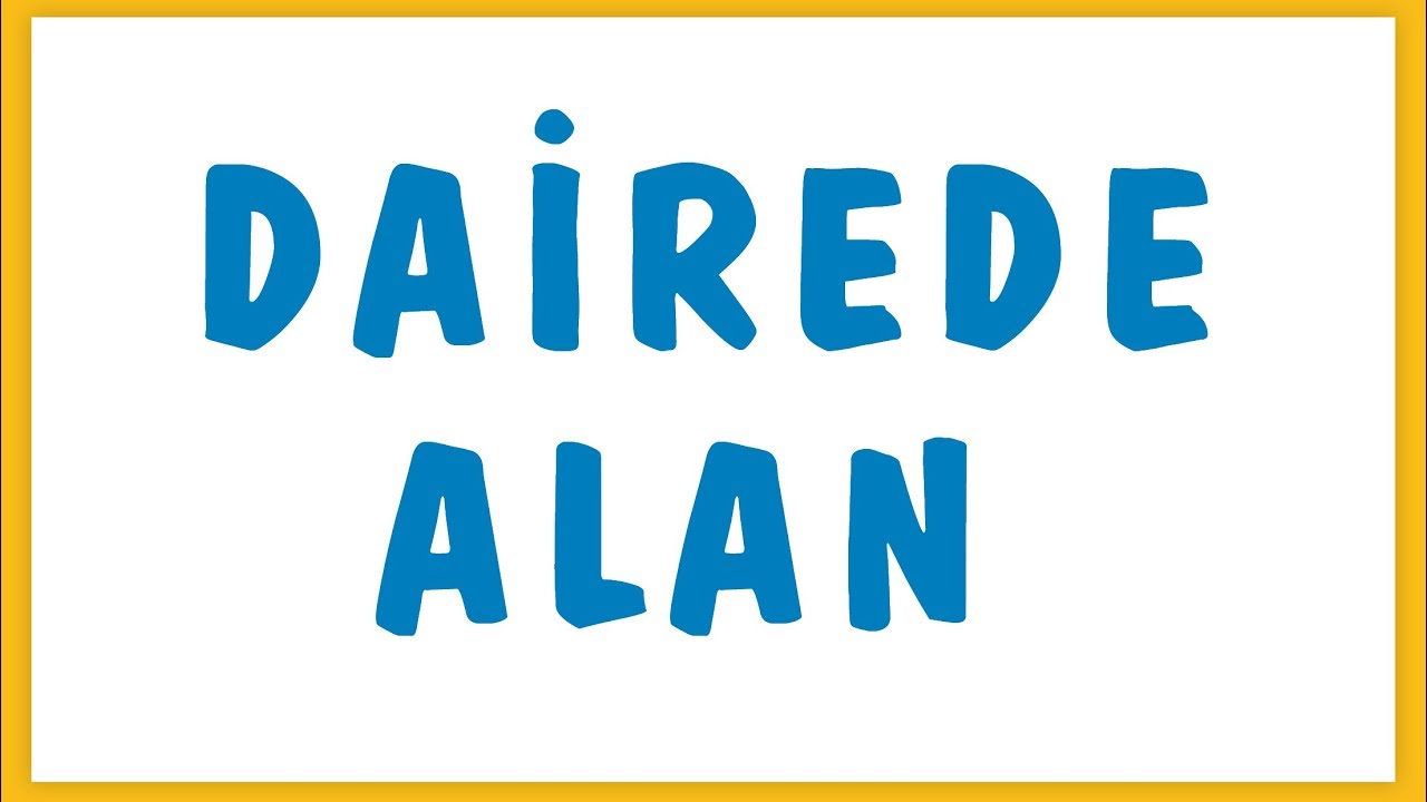 DAİREDE ALAN | ŞENOL HOCA