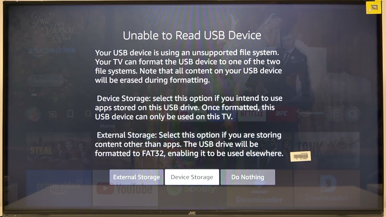 Смарт-телевизор JVC &ndash; Как расширить объем памяти с помощью USB-флеш-накопителя