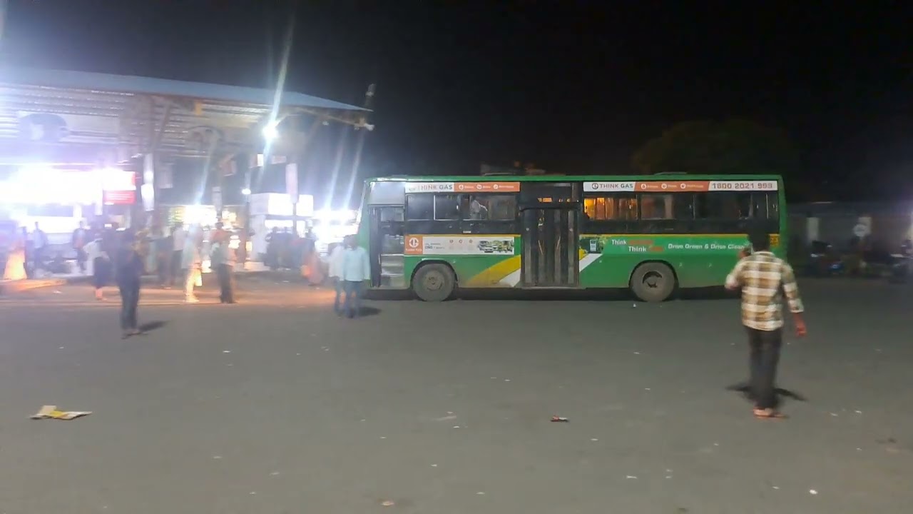 Ilkal bus comming in Vijayapura satellite bus stand 