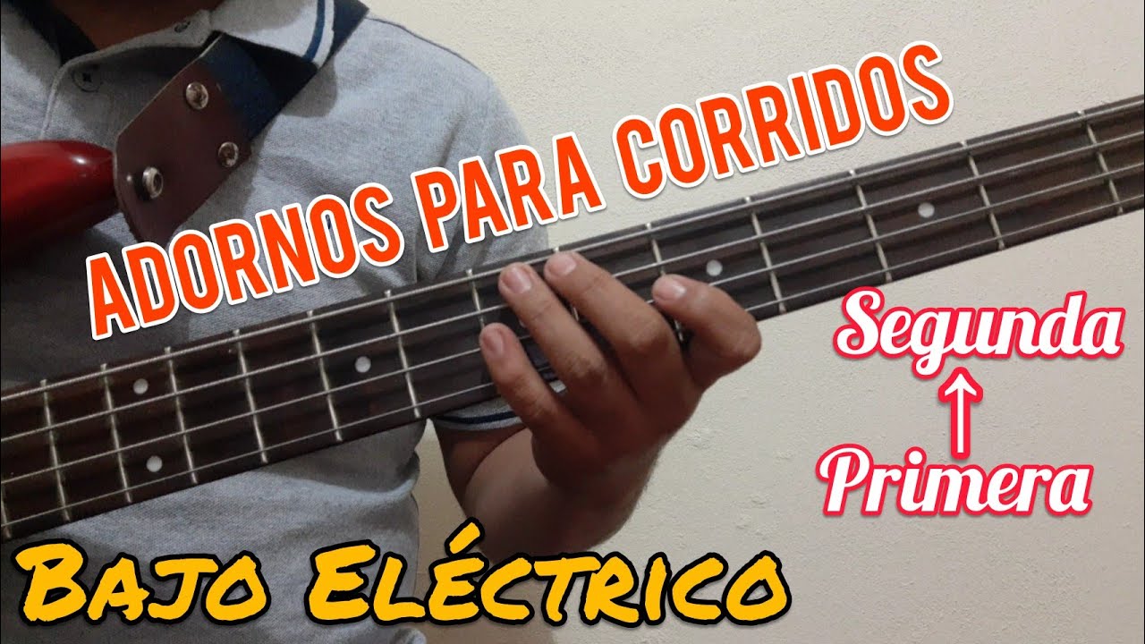 Adornos norteños / Para CORRIDOS en bajo eléctrico